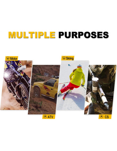 Gafas de Motocross Immoono 2 Pcs con Bufanda para el Cuello