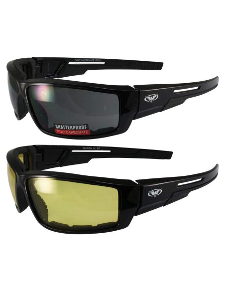 Gafas de Sol Global Vision Sly 2 Pares con Lentes UV400 Gafas de Sol Global Vision Sly 2 Pares con Lentes UV400