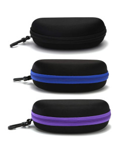 Estuche para Gafas 3 Pack - Portátil con Cremallera 2