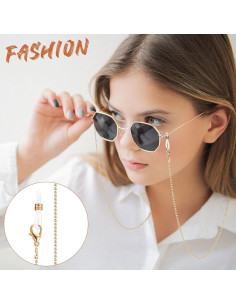 Cadena de Gafas Frienda 6 Pcs Soporte Lanyard Colorido 2
