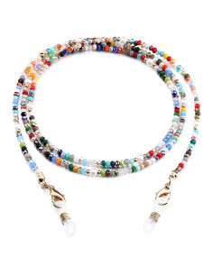 Cadena de Gafas Humlbird con Perlas y Cristales 75 cm