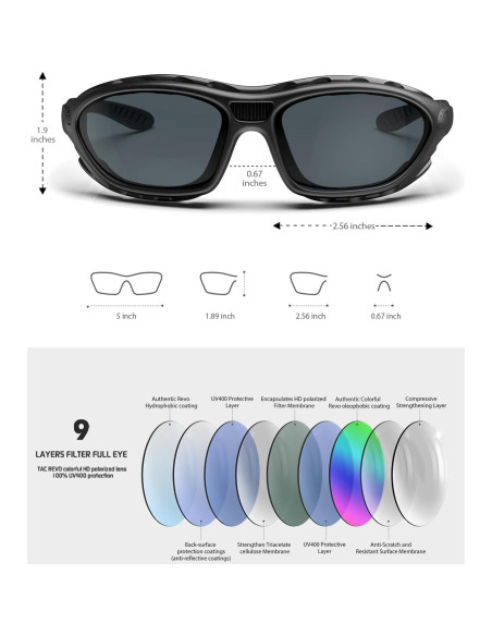 Gafas de Sol Polarizadas BEACOOL para Hombres y Mujeres