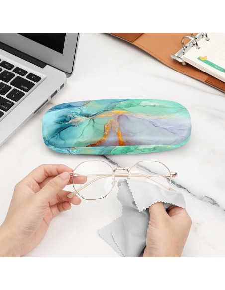 Funda Dura para Gafas Fintie con Paño de Limpieza Funda Dura para Gafas Fintie con Paño de Limpieza