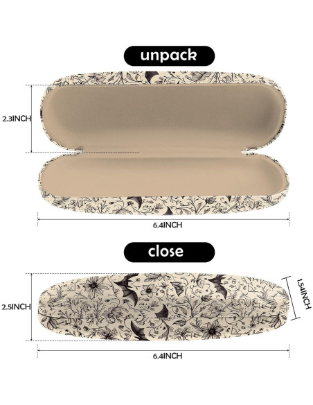 Estuche Duro para Gafas con Paño de Limpieza - Ab2-bat
