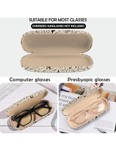 Estuche Duro para Gafas con Paño de Limpieza - Ab2-bat