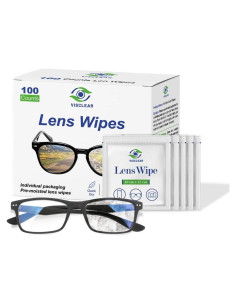 Toallitas para Lentes VisClear 100 Unidades Aroma Océano