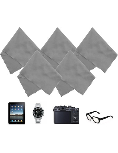 Paños de limpieza Eco-Fused - 12 paños microfibra coloridos