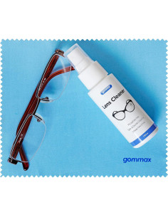 Kit de limpieza de gafas GOMMAX con paño y spray 50 ml 2