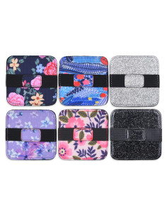 Paquete de 6 Paños de Limpieza Eco-Fused - Microfibra Floral