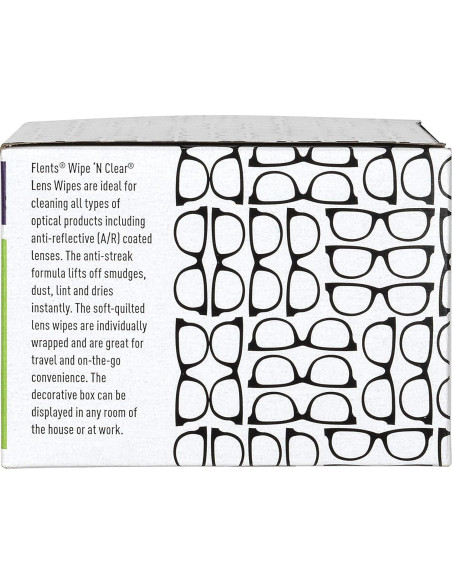 Toallitas para Lentes Flents 150 Unidades Prehumedecidas