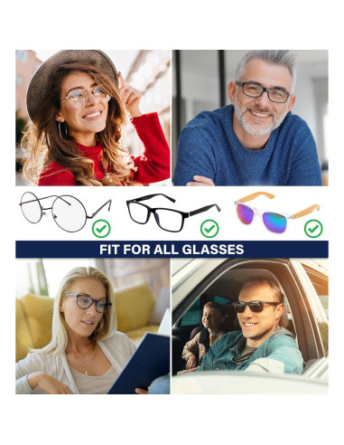 Soporte para Gafas SIGONNA Negro - 4 Correas Ajustables