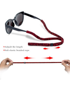 Correa Ajustable para Gafas - Paquete de 6 Colores 2