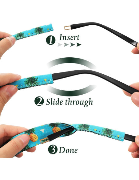 Correa Flotante para Gafas Flutesan 6 Piezas Neopreno Hawaiano