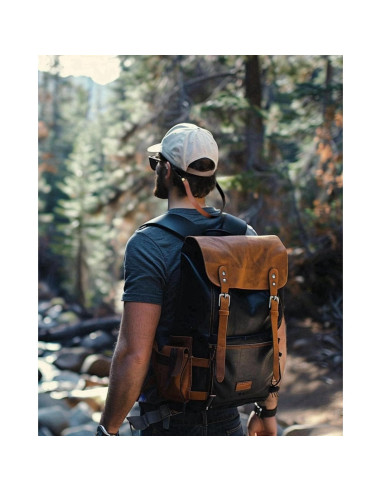 Correa de Gafas de Cuero PVS-002 Marrón Italiano Unisex