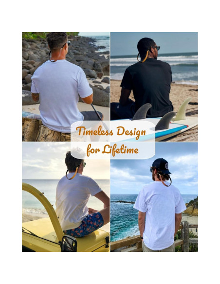 Correa de Gafas de Cuero PVS-002 Marrón Italiano Unisex