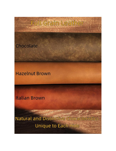 Correa de Gafas de Cuero PVS-002 Marrón Italiano Unisex