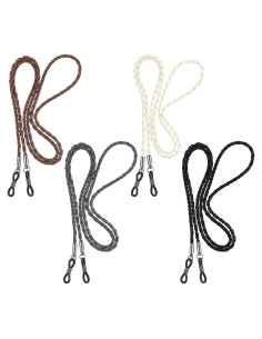 4 Correas de Gafas de Cuero PU Multicolor 70cm