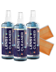 Kit Limpiador de Lentes UltraVue 3 x 30ml + 2 Paños Microfibra