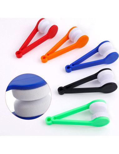 10 Piezas Herramientas de Limpieza de Gafas BOXOB Mini Paño