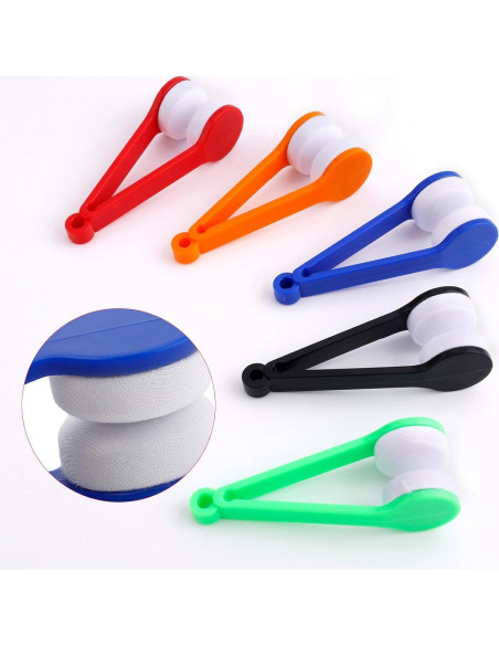 10 Piezas Herramientas de Limpieza de Gafas BOXOB Mini Paño