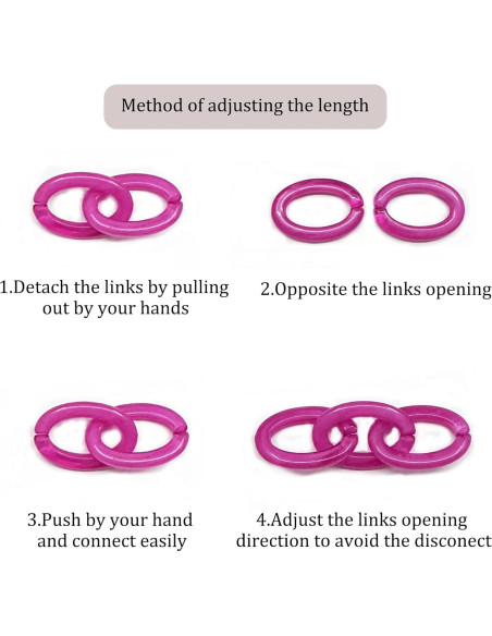 Cadena de Gafas Acrílico Negro para Mujeres - Lanyard Ajustable