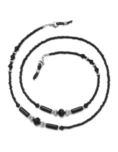 Cadena de Gafas Dorada con Cuentas - Soporte Estiloso 70cm