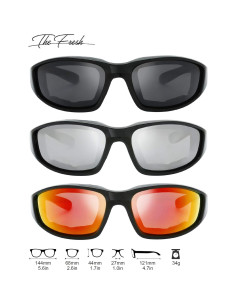 Gafas de Motocicleta The Fresh FR14 UV400 Acolchadas 2