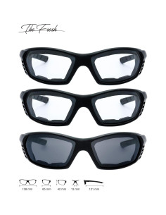 Gafas de Motocicleta The Fresh FR13 UV400 Acolchadas 3 Pares 2