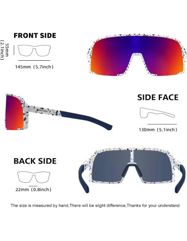 Gafas de Sol Polarizadas MAXJULI Unisex UV400 para Deportes