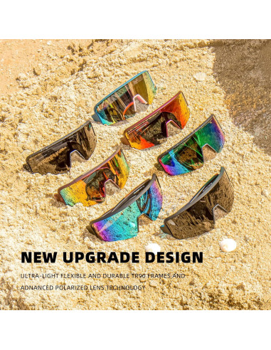 Gafas de Sol Polarizadas MAXJULI 8121 UV400 para Deportes