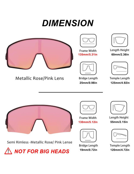 Gafas de Sol Polarizadas MAXJULI 8121 UV400 para Deportes