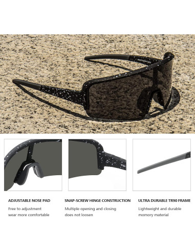 Gafas de Sol Polarizadas MAXJULI 8121 UV400 para Deportes