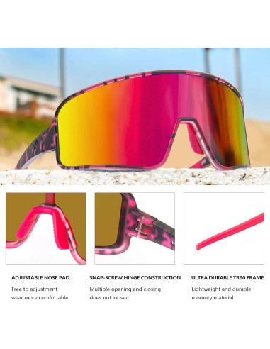 Gafas de Sol Polarizadas MAXJULI Unisex UV400 para Deportes