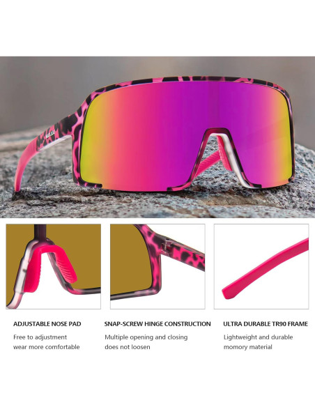 Gafas de Sol Polarizadas MAXJULI 8121 UV400 para Deportes