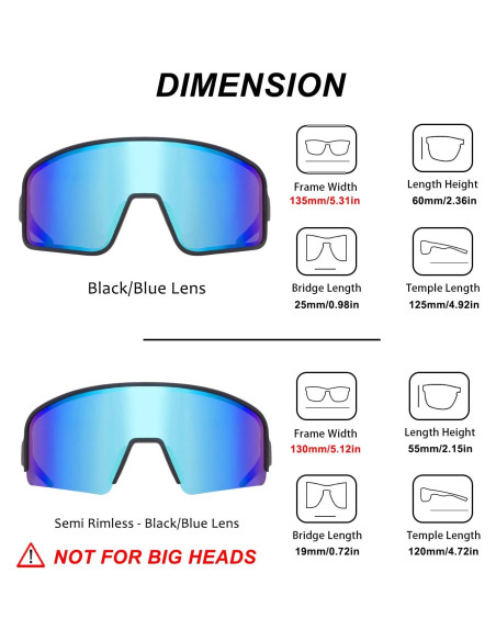 Gafas de Sol Polarizadas MAXJULI Unisex UV400 para Deportes