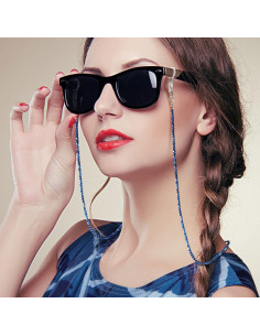 Cadena de Gafas Humlbird con Perlas y Cristales 64 cm 2