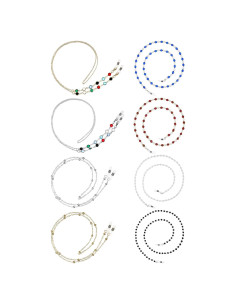 Cadena de Gafas Frienda 8 Piezas con Perlas Elegantes