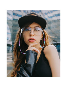 Cadena de Gafas Frienda 8 Piezas con Perlas Elegantes 2