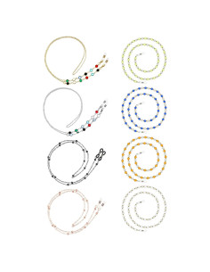 Cadena de Gafas Frienda 8 Piezas con Perlas Elegantes