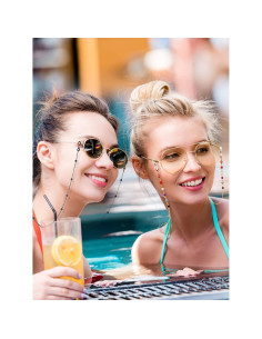 Cadena de Gafas Frienda 8 Piezas con Perlas Elegantes 2