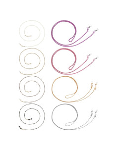 Cadena de Gafas Frienda 8 Piezas con Perlas Elegantes