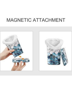 Soporte para Gafas Fintie con Forro de Felpa - Organizador Antirayaduras 2