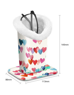 Soporte para Gafas Fintie Corazones Lluviosos Antirayaduras 2
