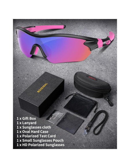 Gafas de sol deportivas Rosemal 7221 polarizadas UV400