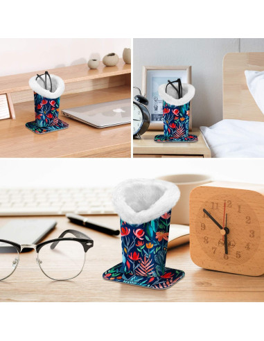 Soporte de Gafas Fintie con Forro de Felpa - Organizador Antirayaduras