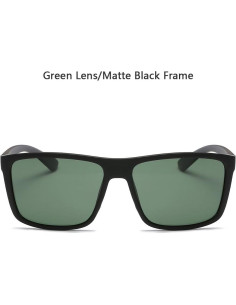 Gafas de Sol Polarizadas TAC para Hombres Verde Marco Negro 2