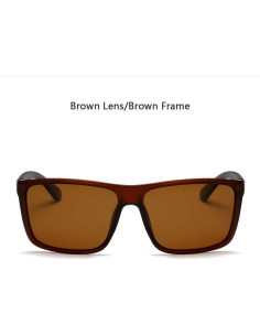 Gafas de Sol Polarizadas TAC para Hombres Marrón UV400 2