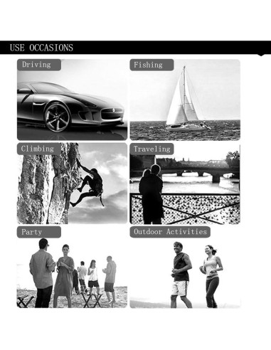 Gafas de Sol Polarizadas TAC para Hombres Marrón UV400