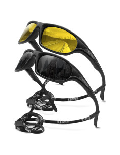 Gafas de sol deportivas AWGSEE TR90 polarizadas UV400