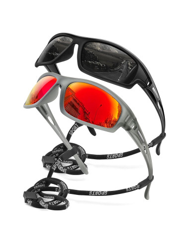 Gafas de sol polarizadas AWGSEE para hombres 100% UV